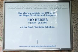 Rio Reiser Gedenktafel